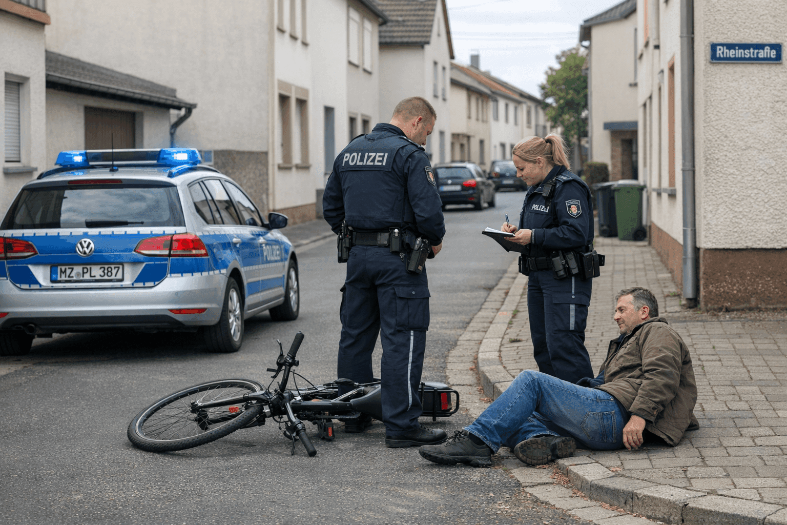 2,66 Promille nach Fahrradsturz in Grünstadt