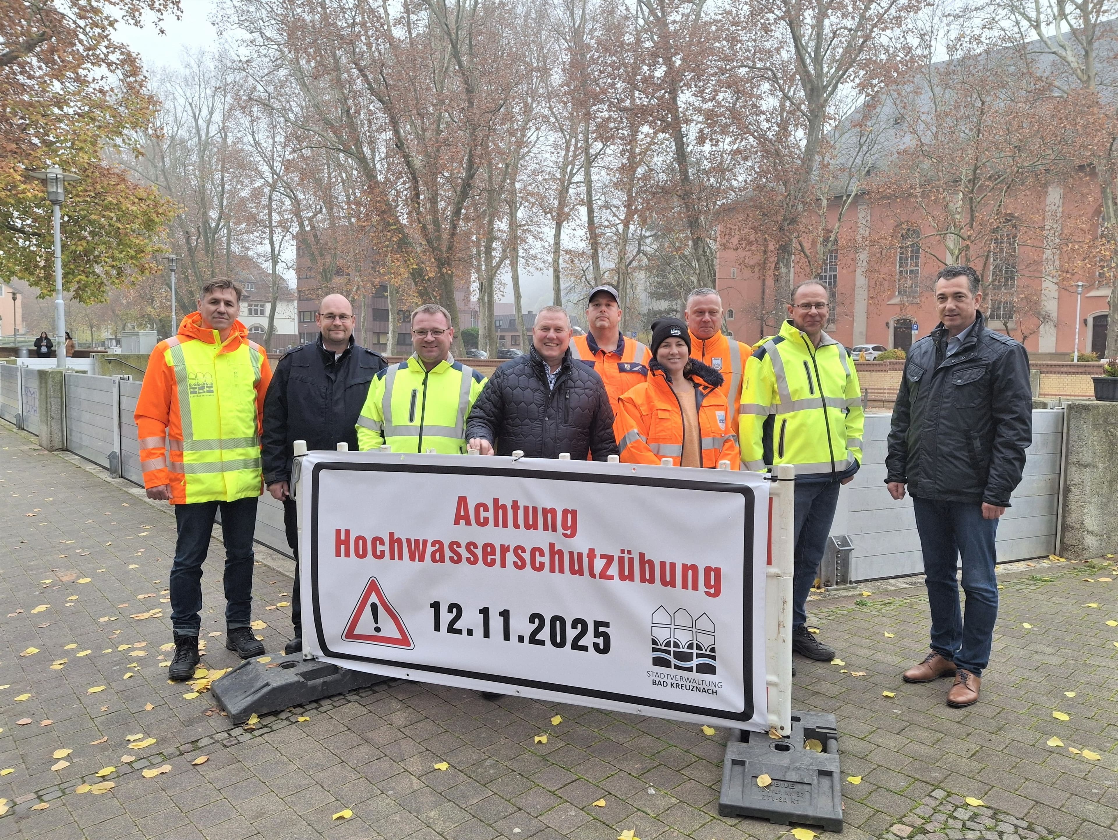 Bad Kreuznach testet Hochwasserschutz mit Großübung