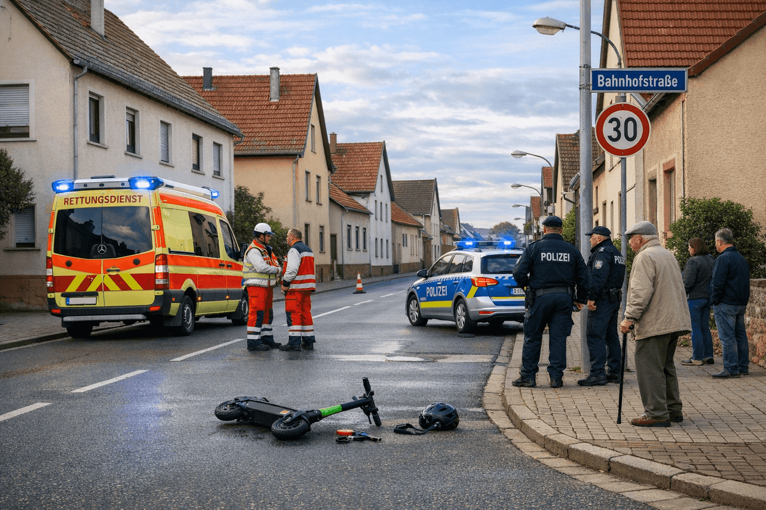 Kurzmitteilung: 17-Jährige bei E-Scooter-Unfall schwer verletzt