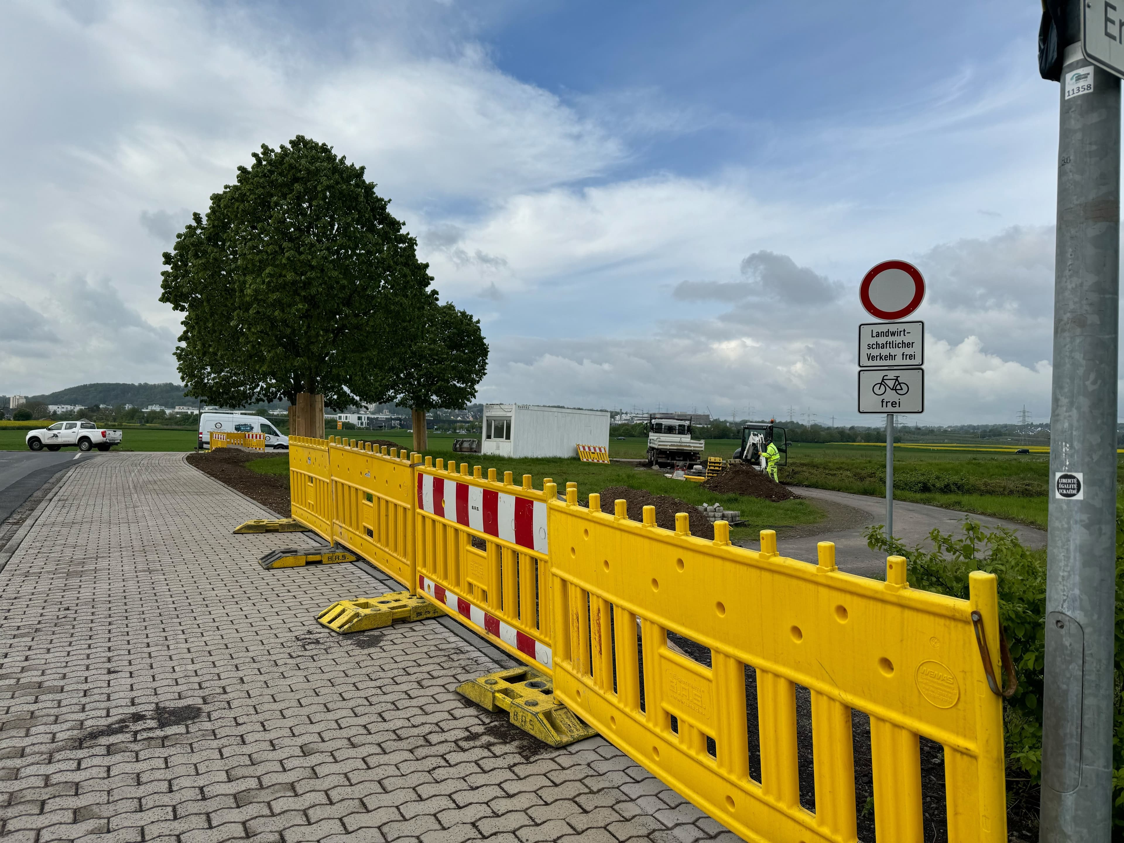 Lückenschluss Radweg am „Bubenheimer Weg“ in Koblenz fast abgeschlossen