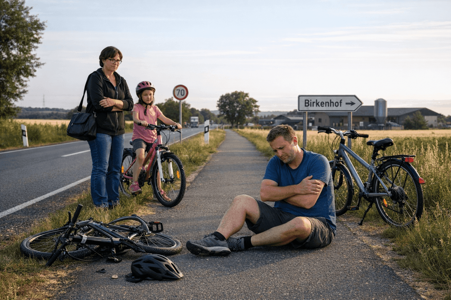 Radfahrerin nach Unfall bei Meckenheim verschwunden