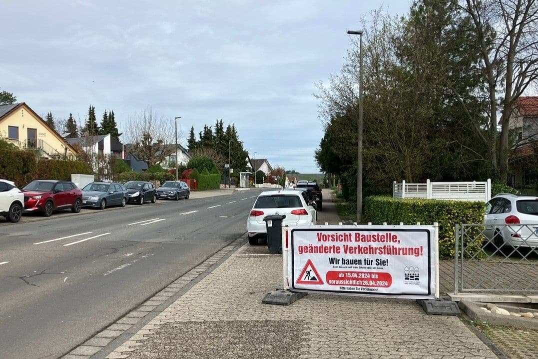 Sanierungsarbeiten in der Bretzenheimer Straße