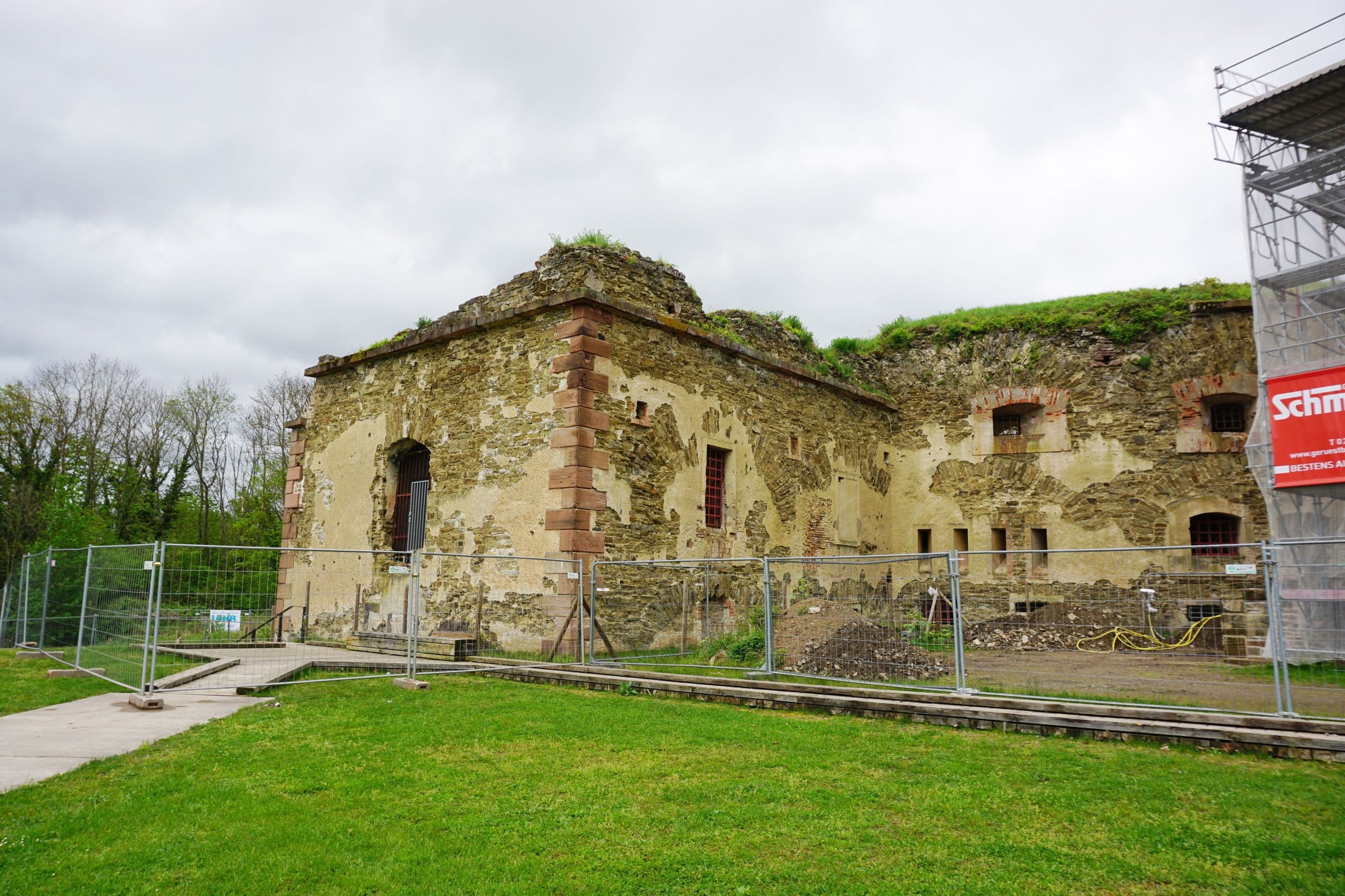 Sicherheitsmaßnahmen im Festungspark Asterstein