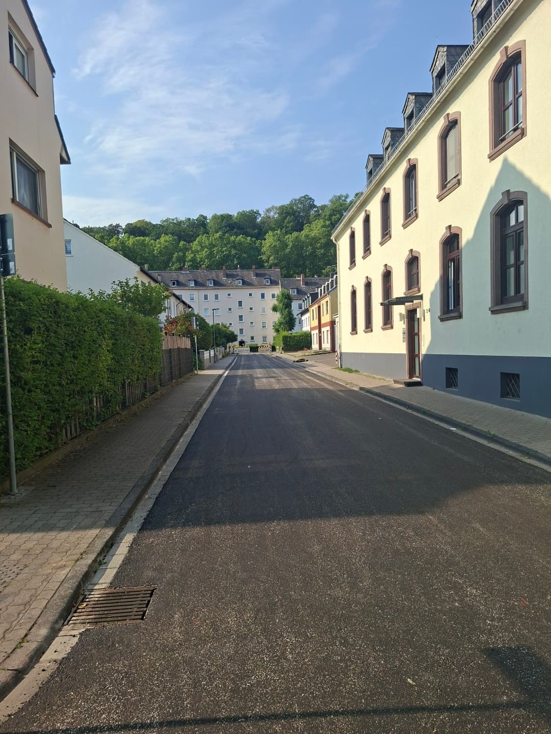 Die Kanalbaumaßnahmen in der Diesterwegstraße wurden erfolgreich abgeschlossen.