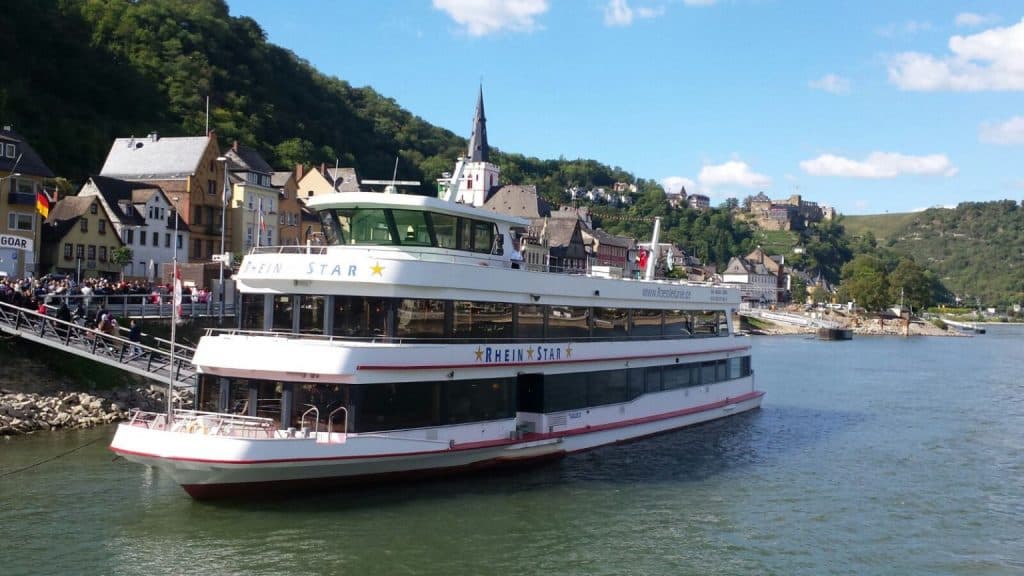 Auf diese Ansicht können sich die Teilnehmerinnen und Teilnehmer vom Rhein aus freuen.
