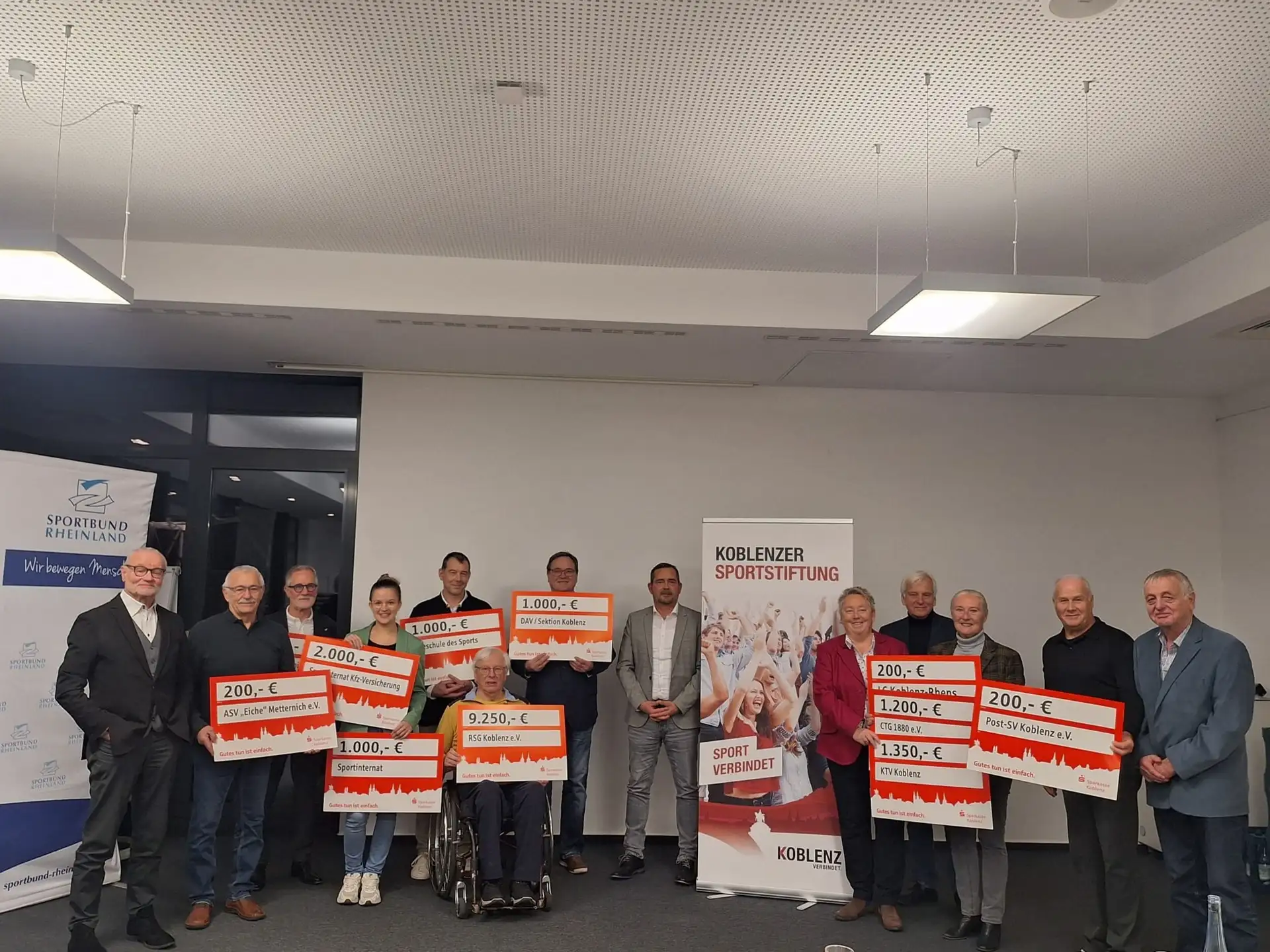 18.000 Euro für Koblenzer Sporttalente