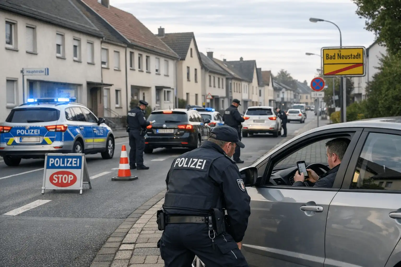 Kurzmitteilung: Acht Autofahrer beim Telefonieren erwischt