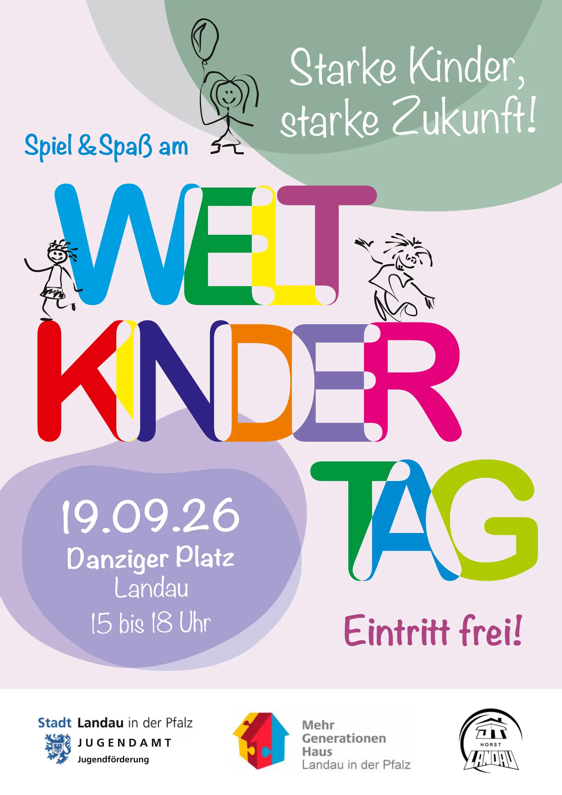Am 19. September wird auf dem Danziger Platz in Landau Weltkindertag gefeiert. (Quelle: Stadt Landau) Pressemitteilung der Stadt Landau in der Pfalz. Bitte stets als