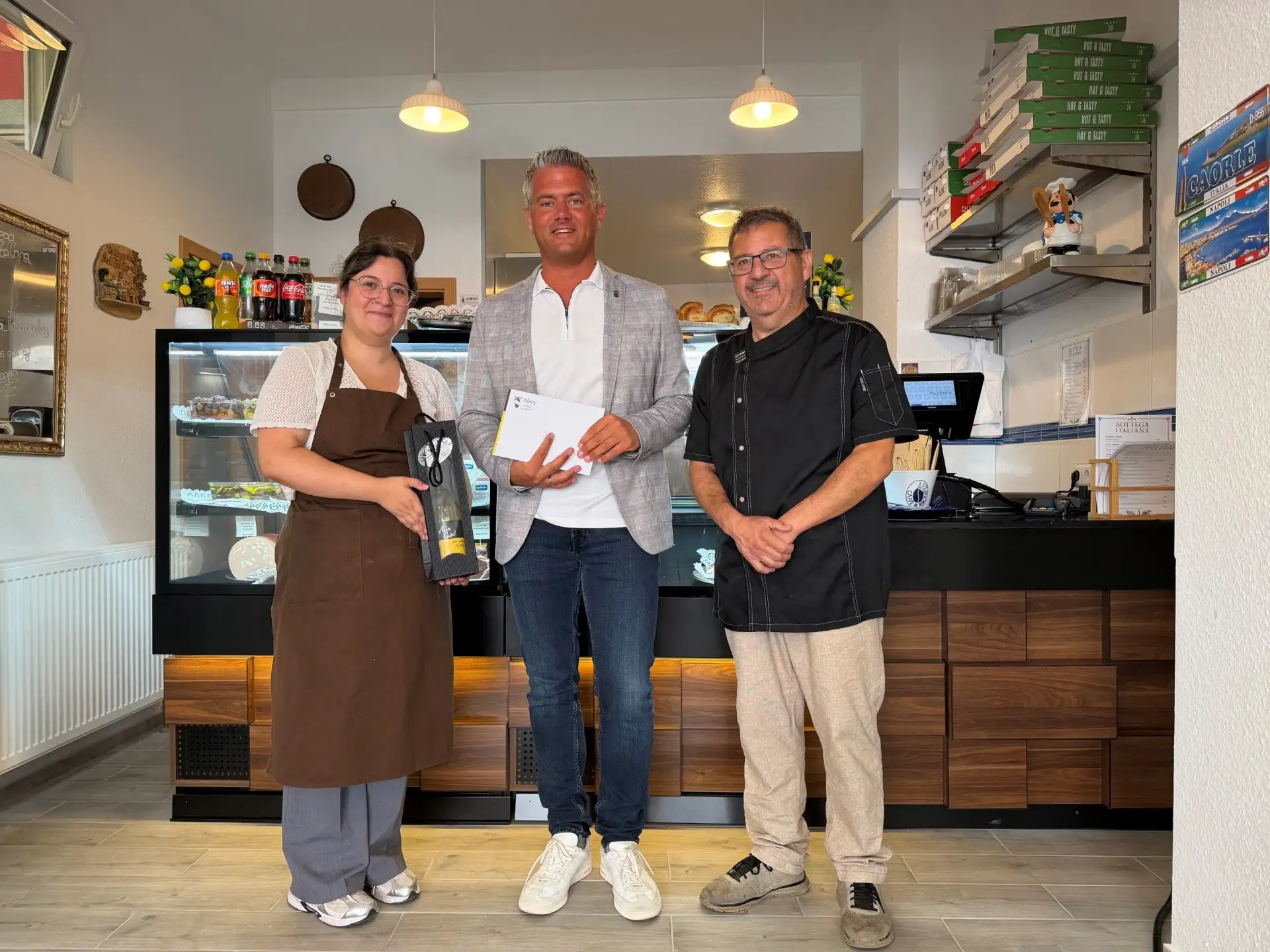 Eröffnung der Bottega Italiana in der Alzeyer Spießgasse