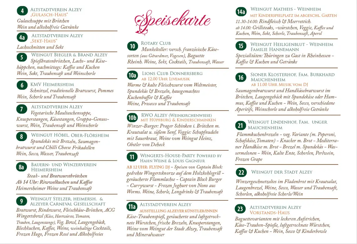 36. Weinbergshäuschen-Wanderung des Altstadtvereins Alzey: Weinberge, Musik und Kinder-Umwelttag