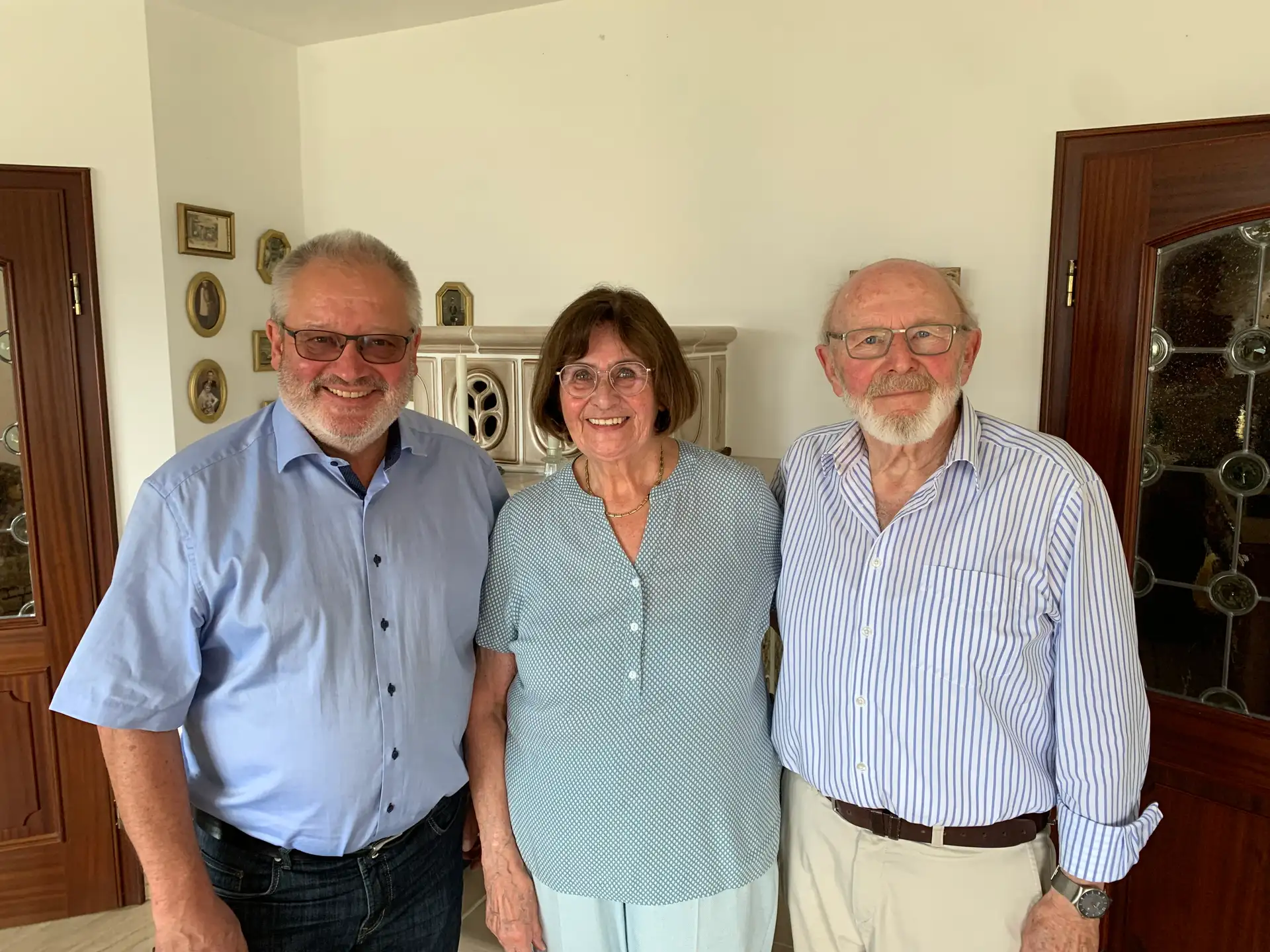 Ehepaar Gabi und Theo Dehe bei ihrer Diamantenen Hochzeit anlässlich des 60. Ehejubiläums.