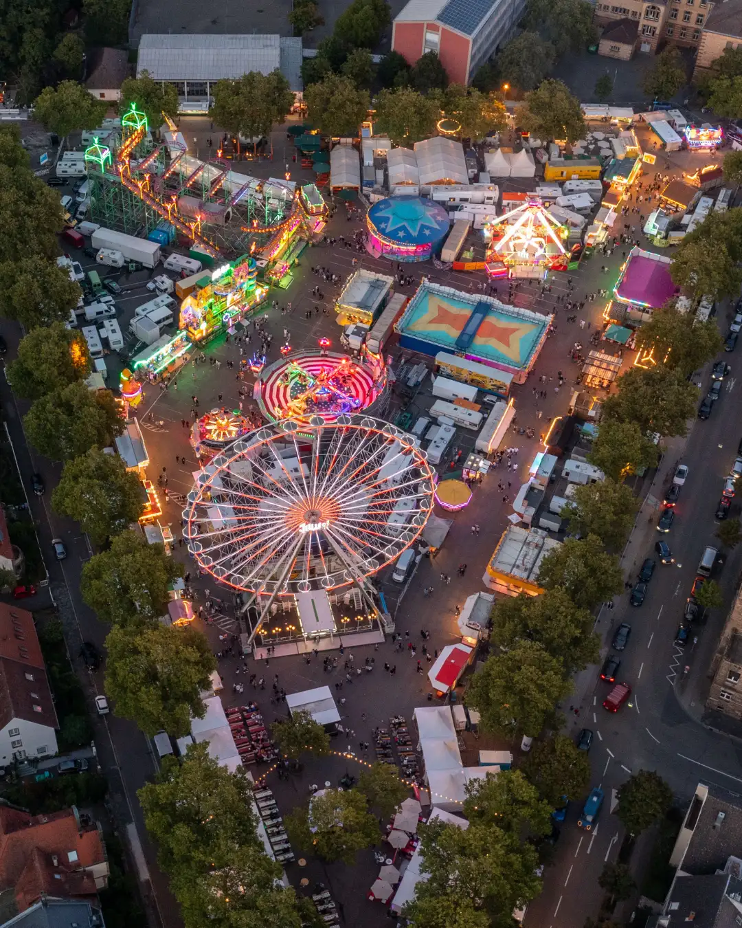 Von Samstag, 12. September, bis Sonntag, 20. September, findet auf dem Alten Meßplatz der 133. Landauer Herbstmarkt statt. (Quelle: pfalzvision/Alexander Martin)