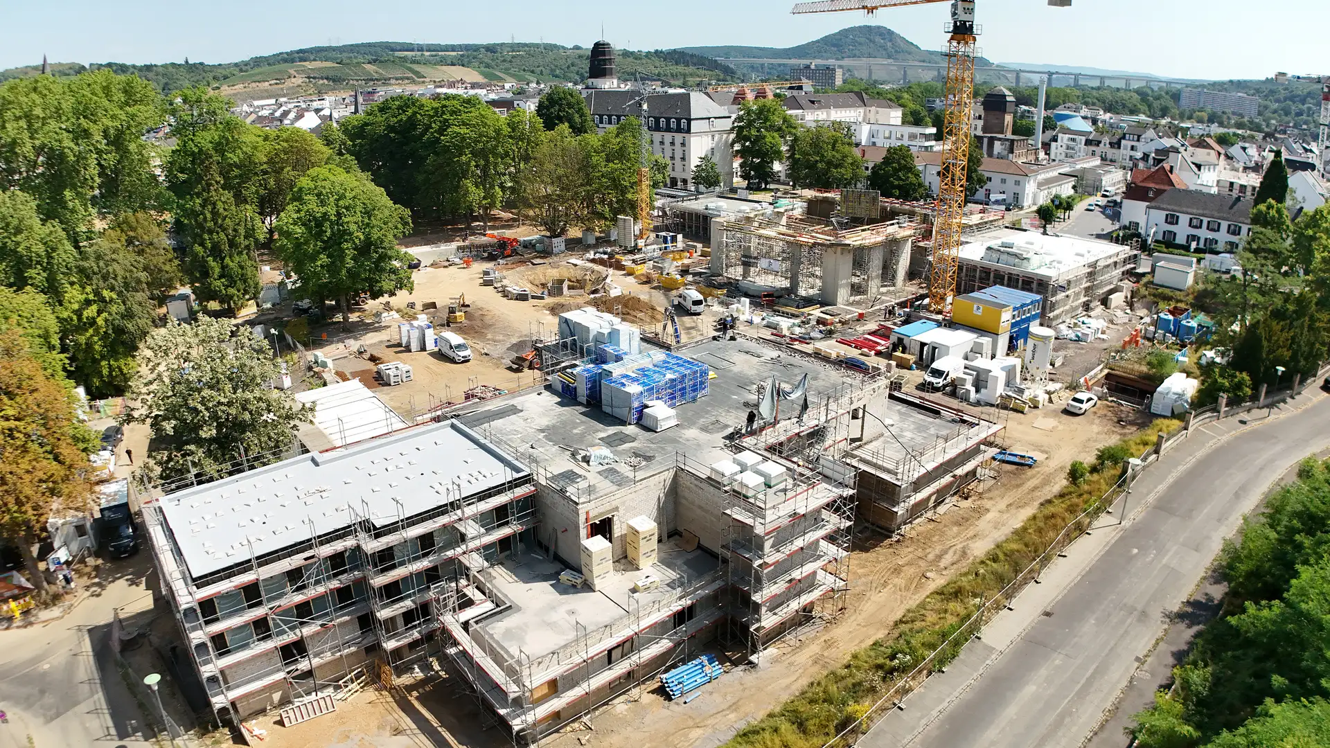 Kurpark Wiederaufbau
