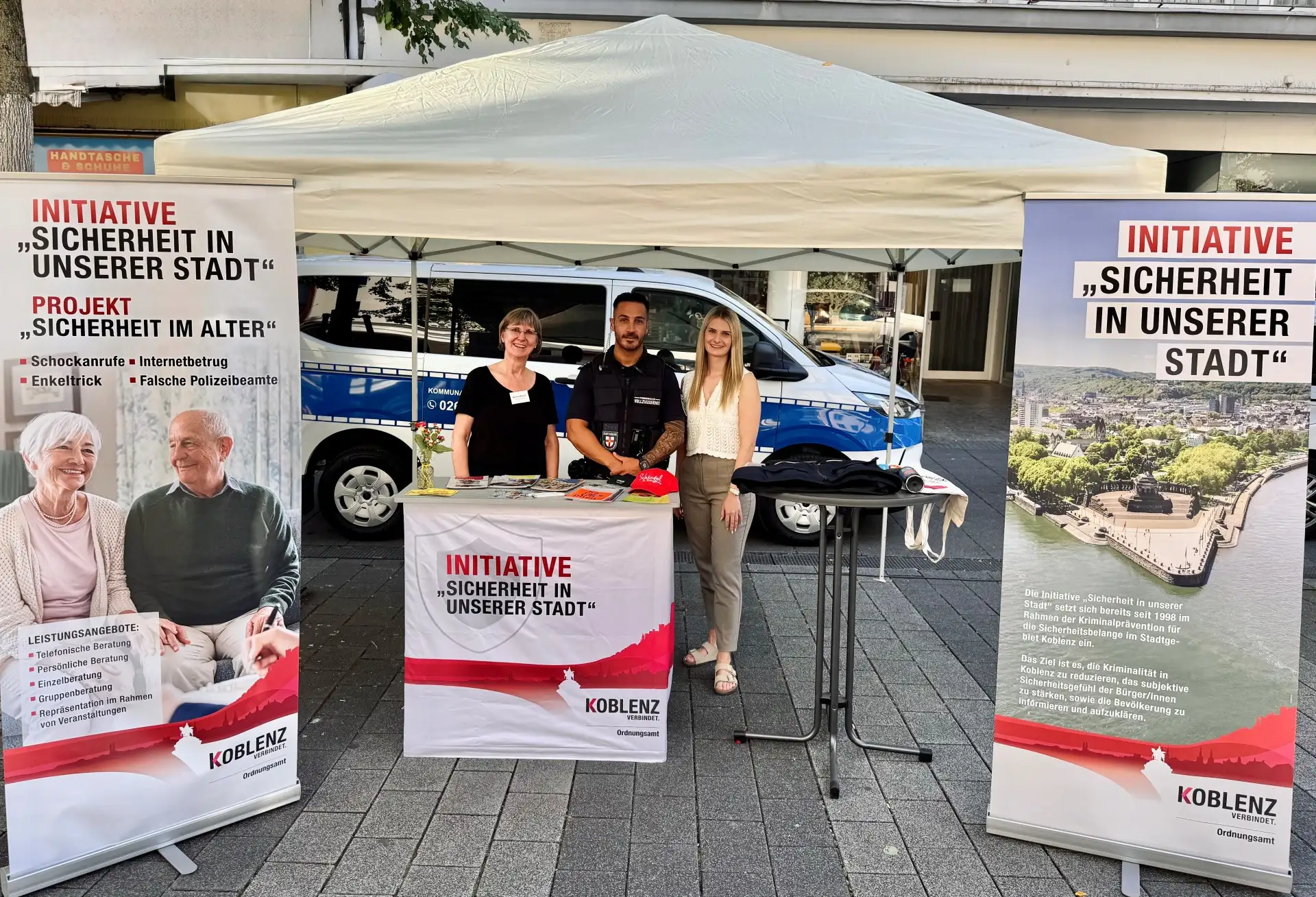 Koblenz: Kriminalprävention auf dem Dillemarkt