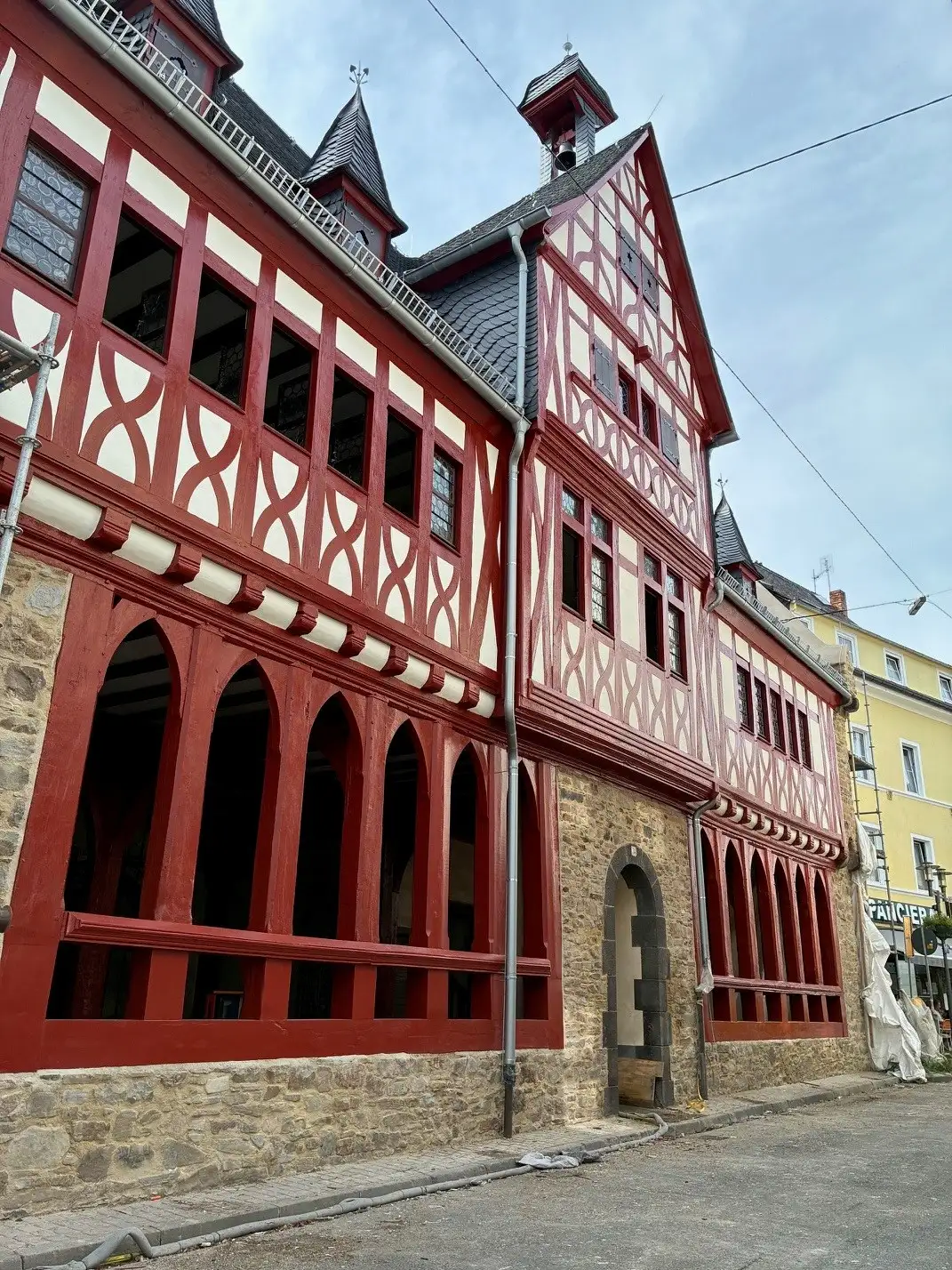 Sanierung am Alten Rathaus in Lahnstein: Gerüst abgebaut
