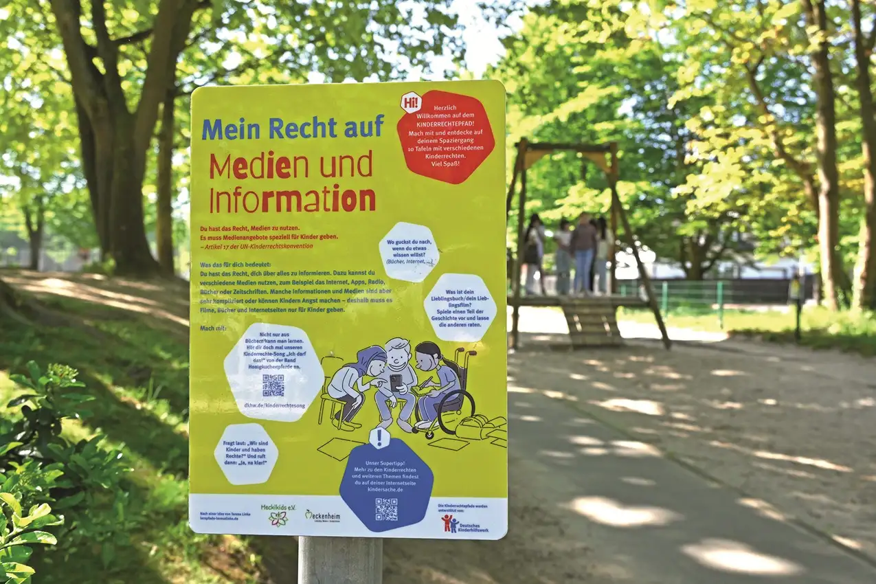 Kinderrechtepfad in Speyer-West: Stadt und Deutsches Kinderhilfswerk planen einen neuen Lernpfad
