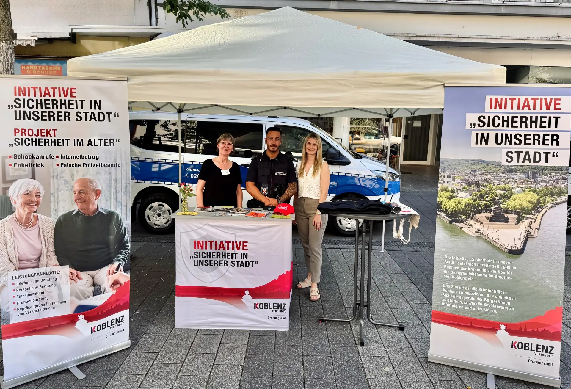 Koblenz: Kriminalprävention auf dem Dillemarkt