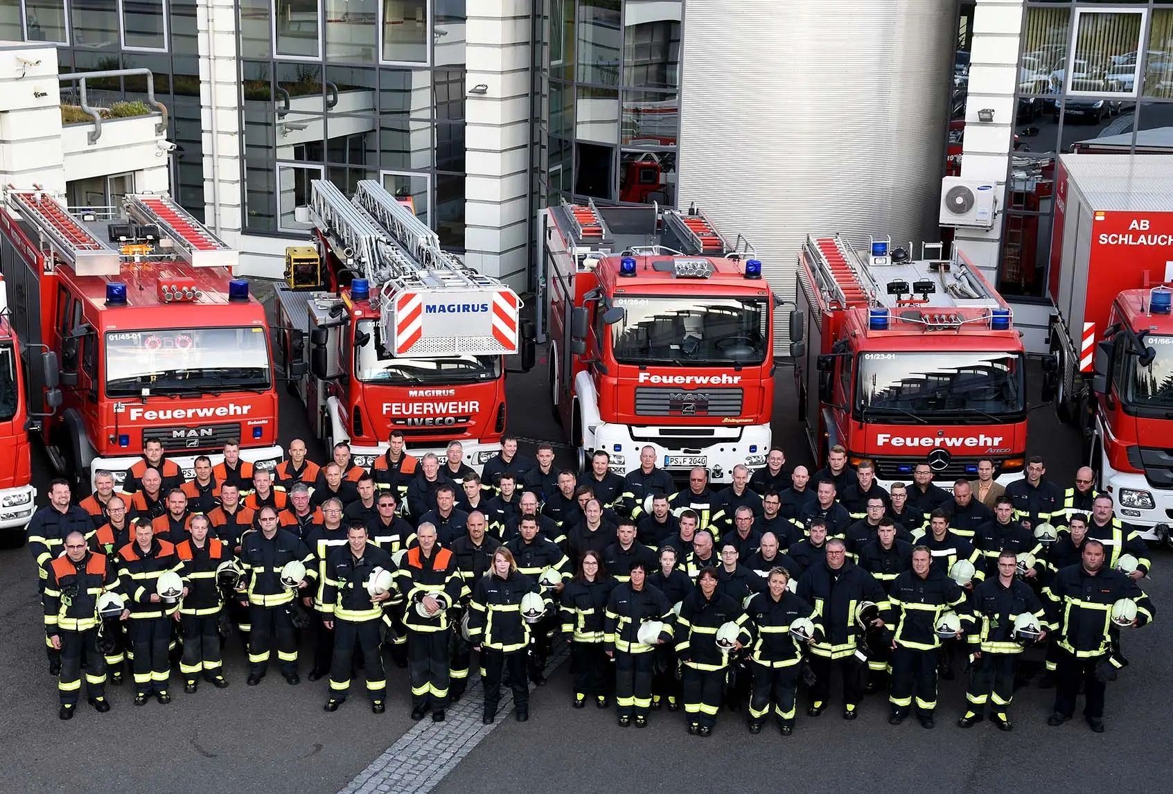Eine starke Truppe: Die Feuerwehr Pirmasens.